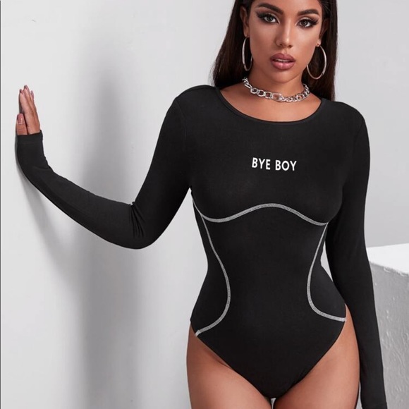 SHEIN Tops - Black Bodysuit.
